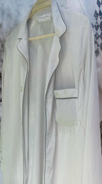 Vintage Christian Dior Monsieur SZ M Unisex Pale Blue /off White Classic Shirt