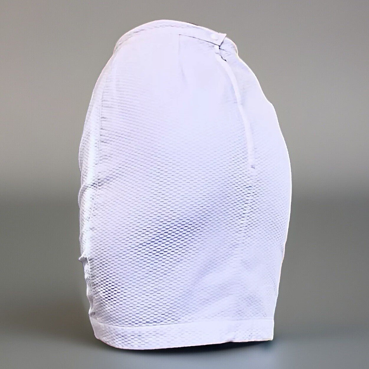 Thierry Mugler Couture White Cotton Piqué Fitted Skirt XS 1990s Vintage